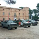 Vista del castillo de La Fenasosa Bike Park en Alicante.