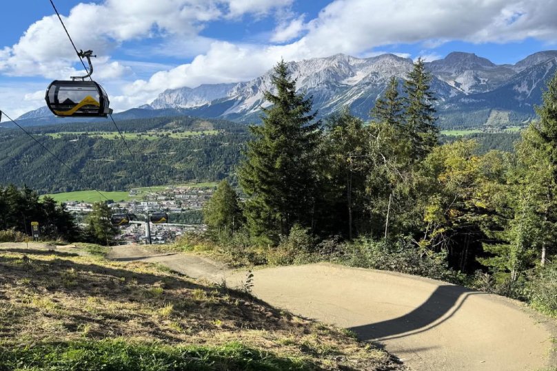 Vista del Bikepark Schladming.